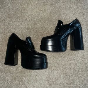 Steve Madden Cherilyn Platform Loafer Heels